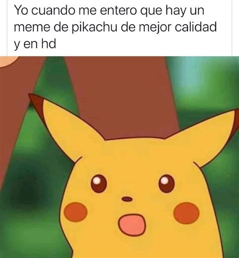 Memes De Pikachu Asustado Con Chapitas Y Carita Sorprendida Erizos