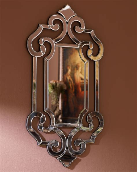 Gojee Beveled Scroll Mirror By Horchow Framed Mirror Wall Mirror