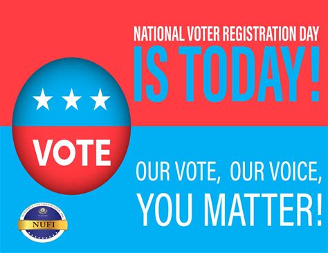 National Voter Registration Day National Usa Foundation Inc