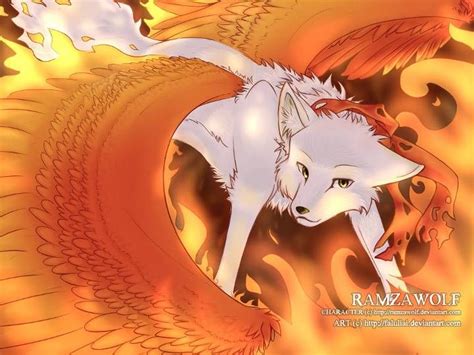 Fire Wolf With Wings Wolf With Wings Pinterest