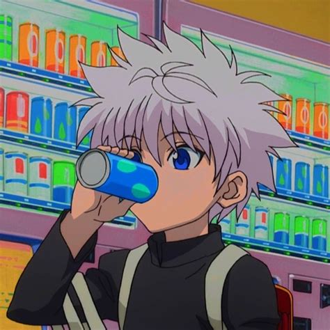 Killua Just Sipping Soda Anime Anime Guys Best Anime Shows