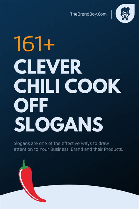 Clever Chili Cook Off Slogans And Taglines Generator Guide Thebrandbabe Com