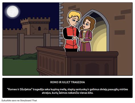 Romeo Ir Džiulieta Storyboard O Lt Examples