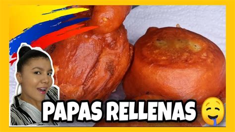 cómo hacer papas rellenas costeÑas colombianas fritos colombianos cocina con nelu youtube