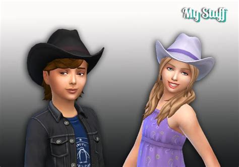 Sims 4 Ccs The Best Cowboy Hat Conversion By Kiara24 Cowboy Hats