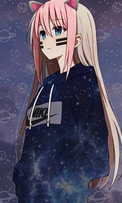 720p Free Download Anime Roxy Galaxy Galaxy Girl Kawaii Nike