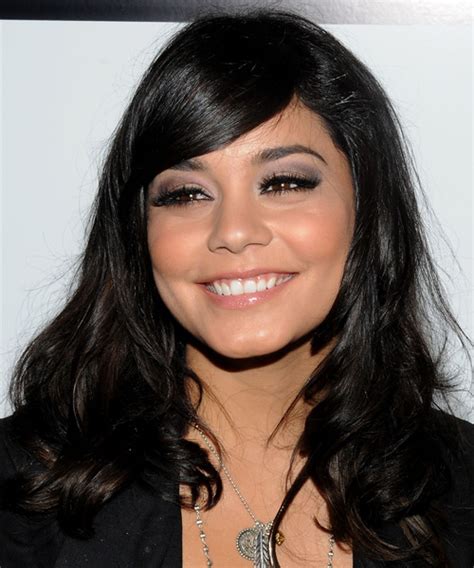 Vanessa anne hudgens was born in salinas, california. Vanessa Hudgens Long Wavy Formal Hairstyle with Side Swept ...