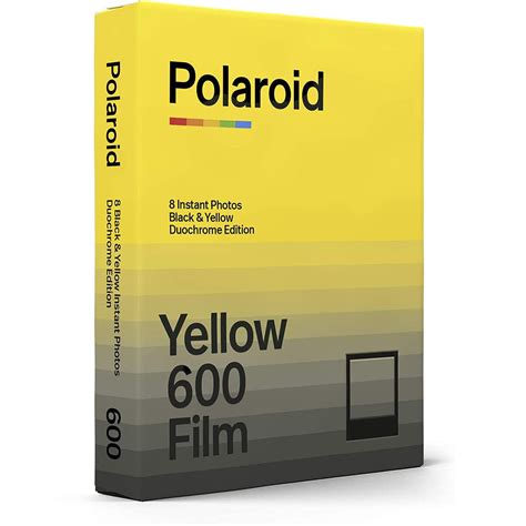 Polaroid Originals Duochrome Film For 600 Cameras Black And Yellow E
