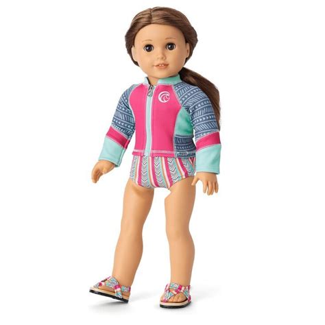 joss s surf and swim set american girl wiki fandom doll clothes american girl american