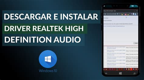 Cómo Descargar E Instalar El Driver Realtek High Definition Audio Para Windows 10 Youtube