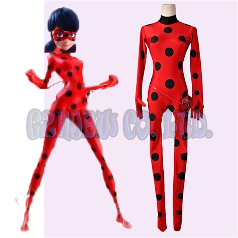 Kid Miraculous Ladybug Marinette Dupain Cheng Cosplay Costume Jumpsuit