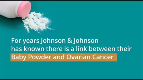 Johnson And Johnson Baby Powder Lawsuit Select Justice Youtube