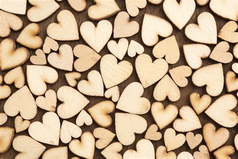 Free Stock Photo 13497 little wooden hearts | freeimageslive