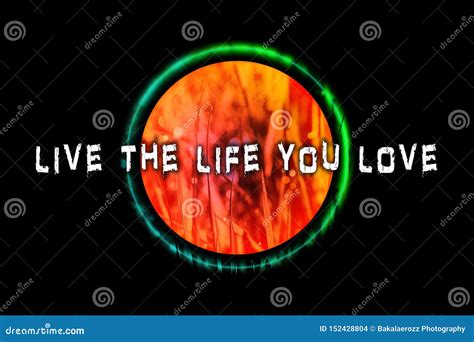 Live The Live You Love Text In Colorful Background Quote Wallpaper Fine
