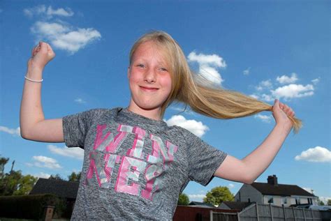 Hair We Go Pinchbeck Girl Megan 11 Raises Money For South Holland