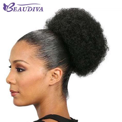 Buy Beaudiva Afro Kinky Curly Wrap Ponytail 100 Human