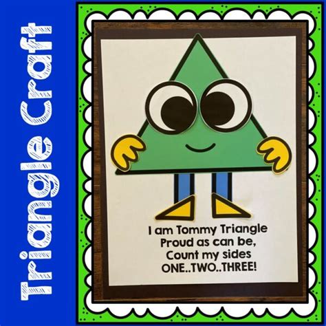 Triangle Craft Triangle Poem Shape Craft Made By Teachers