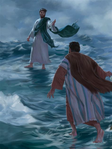 Since jesus pretty much never left palestine, it would have been hard for him to get a portrait painted. Jesus Walks on Water — Watchtower ONLINE LIBRARY