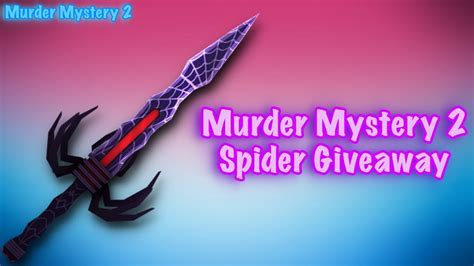 To redeem the codes in mm2 > inventory > lower right corner > then just type them correctly and claim your reward by clicking on redeem. Roblox Murder Mystery 2 Spider Godly Giveaway !! - YouTube