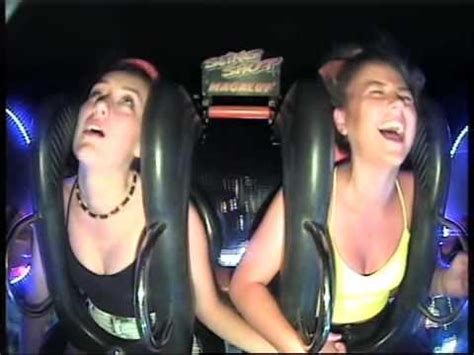 Funny Irish Girl Passes Out Twice On Slingshot Ride In Magaluf YouTube
