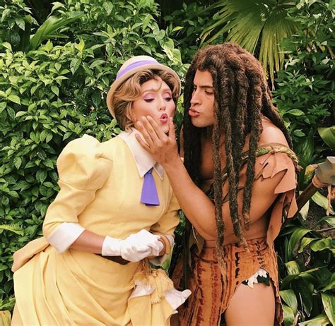 Tarzinne And Tarzan Tarzan Of The Apes Tarzan And Jane Disney Live Disney Magic Disney Parks