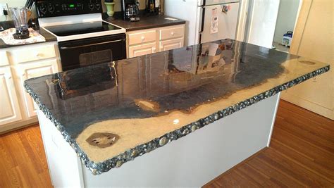 20 Stained Concrete Kitchen Countertops