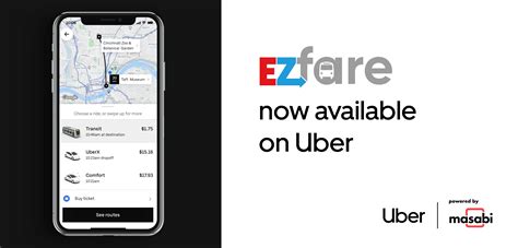 EZfare Ticketing Launching with Journey Planning in Uber App for Riders