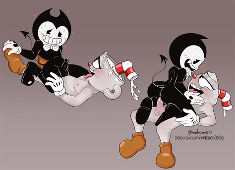 post 5646124 bendy bendy and the ink machine crossover cuphead cuphead series