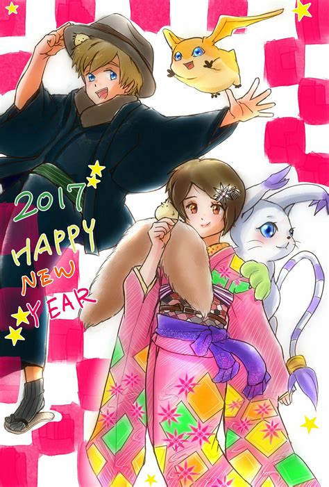 Happy new year! | Digimon adventure tri, Digimon digital monsters ...