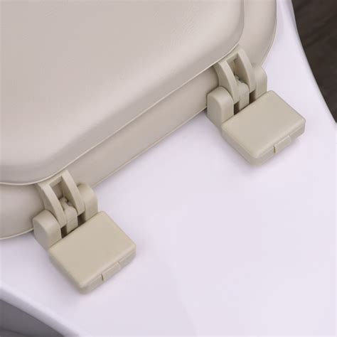 Ginsey Elongated Soft Cushion Toilet Seat Champagne Ebay