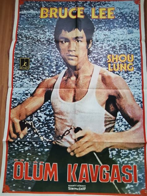 Game Of Death Bruce Lee Turkish Cinema Poster From 1978 39 Etsy