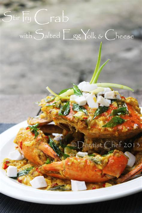 With this illustrated salted egg crab recipe, you'll easily make this popular singapore dish. Stir Fry Crab with Salted Egg Yolk and Cheese Sauce Recipe ...