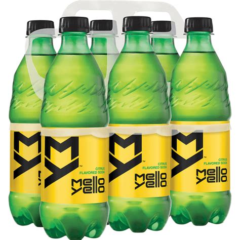 Mello Yello Bottles 169 Fl Oz 6 Pack Lemon Lime And Citrus Martins