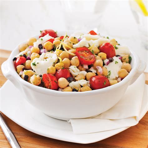 Salade de pois chiches à la méditerranéenne