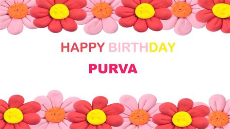 Purva Birthday Postcards Happy Birthday Purva Youtube