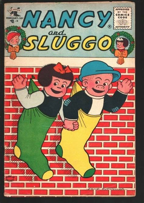 Nancy And Sluggo St John Christmas Cover Ernie Bushmiller Art VG Comic Books