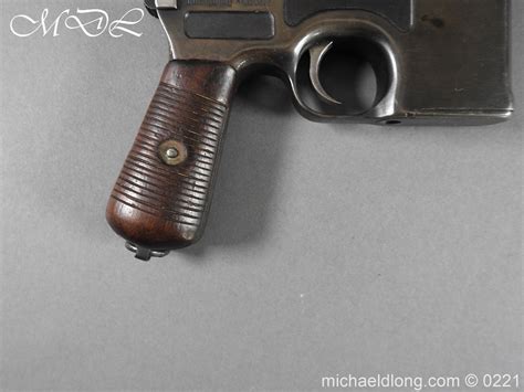 Deactivated Wwi Mauser C96 Pistol Michael D Long Ltd Antique Arms