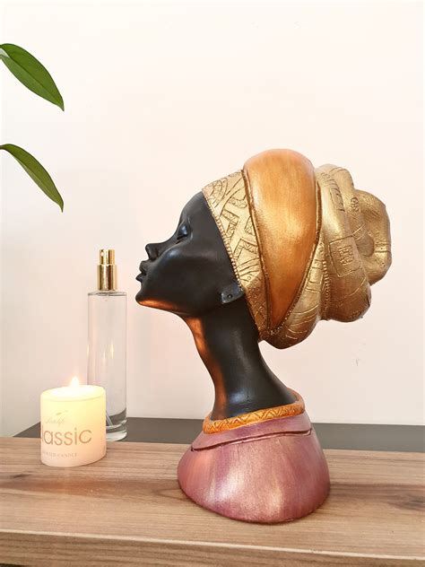Woman Statue African Woman Bust Female Bust African Statues Black