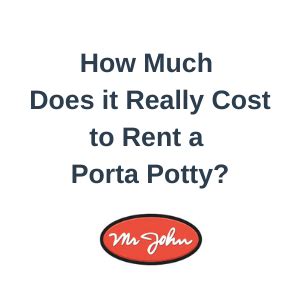 Renting 3 blue box porta potty toilets will probably run for about $600 for a weekend. How Much Does it Really Cost to Rent a Porta Potty? - Mr ...