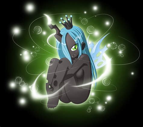 384265 Suggestive Artistredeyereaper Queen Chrysalis Human Breasts Covering Female