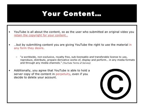 A Guide To Youtubes Terms Of Service