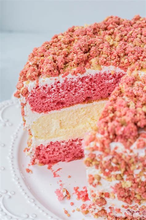 Strawberry Shortcake Cheesecake Cake My Incredible Recipes