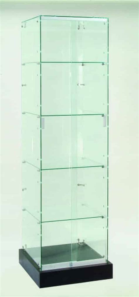 Glass Tower Display Case Instore Design Display Retail Displays Fixtures And Supplies