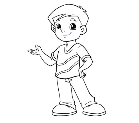 How to Draw a Boy in a Few Easy Steps | Easy Drawing Guides This video is in step by step manner for better understanding of beginners.