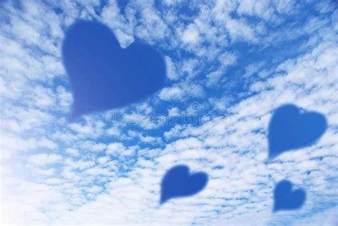 Hearts In Sky Stock Photo Image Of Frame Dating Beautiful 16144598