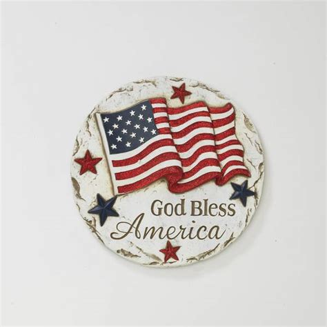 Gerson American God Bless America Stepping Stone 2386910 Blains