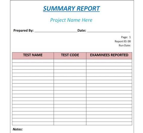 Monthly Stock Summary Report Format Archives Free Report Templates