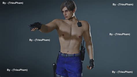 Leon Kennedy Classic Police Shirtless Mod Gay By TrieuPham