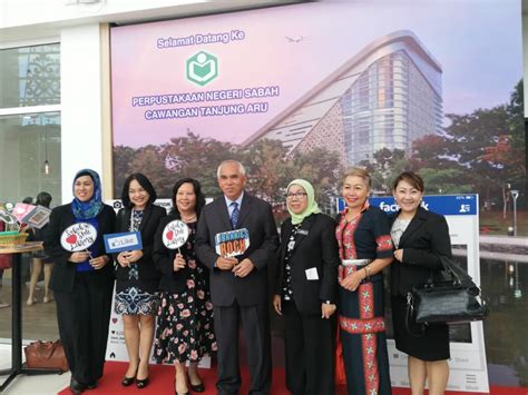 Soft Launching Of Sabah State Library Tanjung Aru Lemonjar Software Media