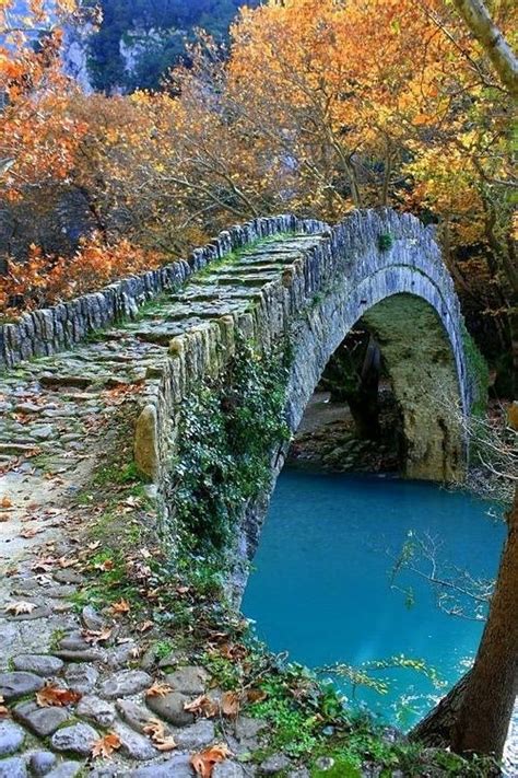 Marthagallen Ancient Stone Bridge Epirus Greece Photo Via Liz Old